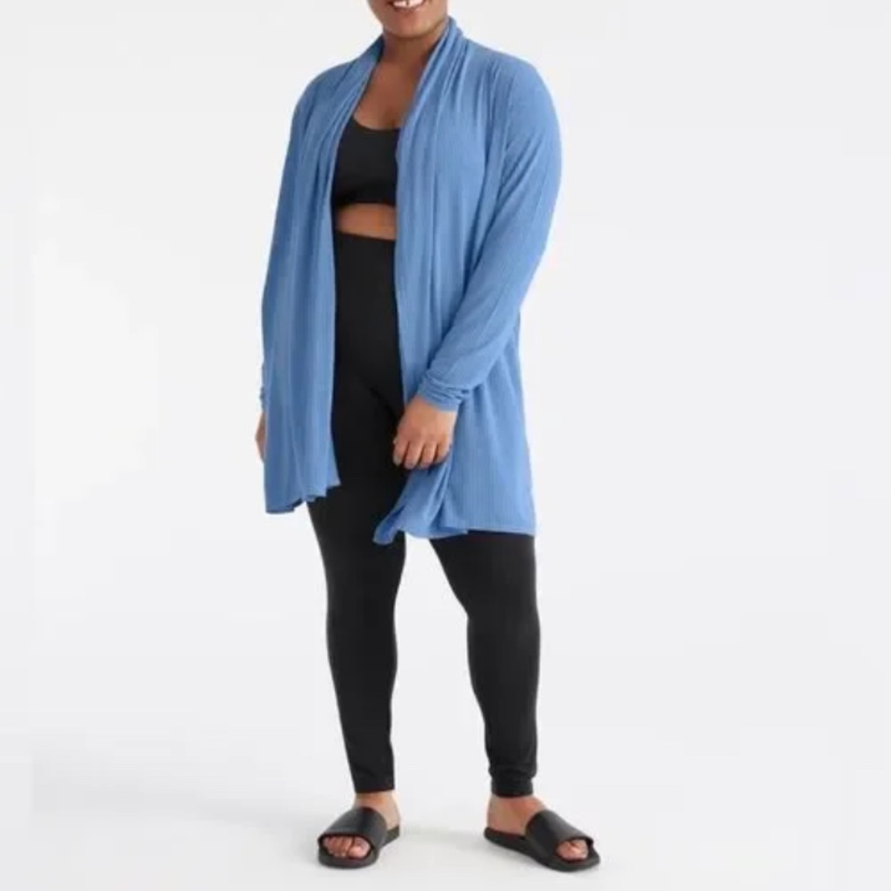 Knix x Ashley Graham Micro Modal Cardigan Daylight